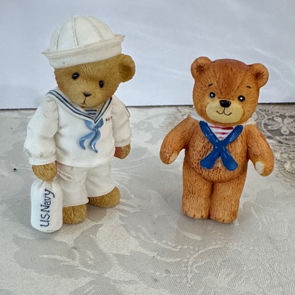 Other - Rare and collectible Sailor Teddy Bear Set - Brown and White